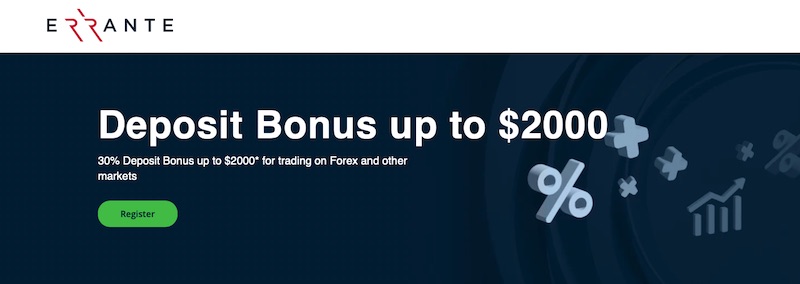 Errante ─ 30% Deposit Bonus