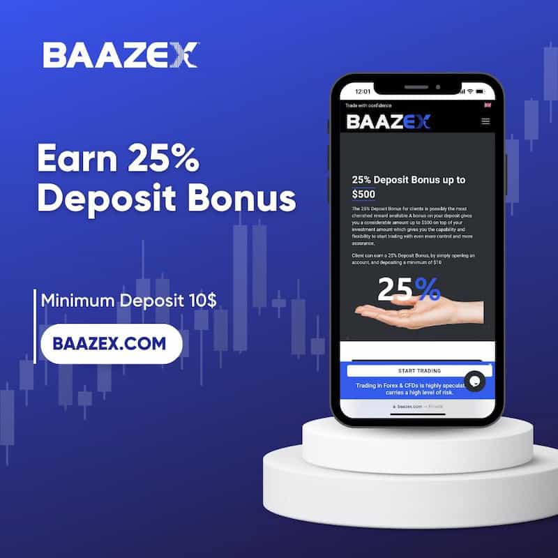 Baazex - 25% Deposit Bonus