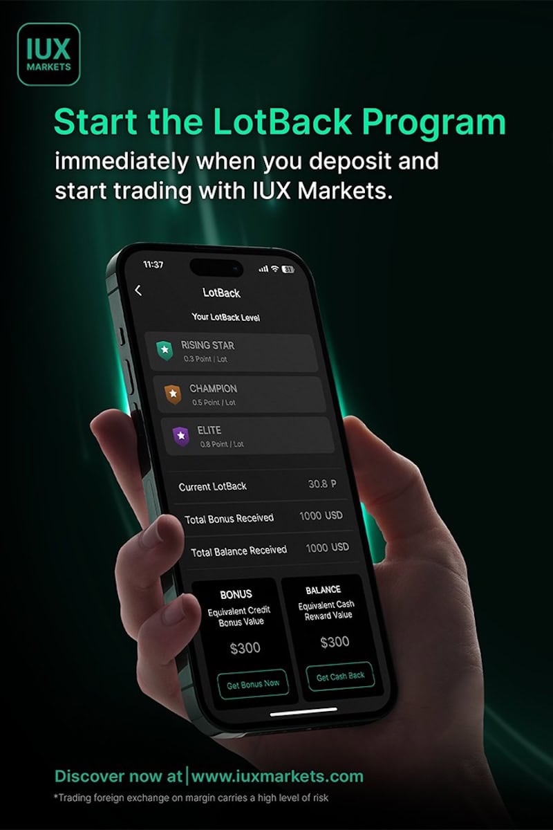 IUX Enhances Trading Experience with LotBack Program Rewards