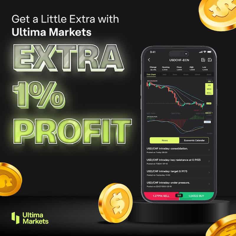 Ultima Markets Launches Groundbreaking Extra 1% Profit Campaign