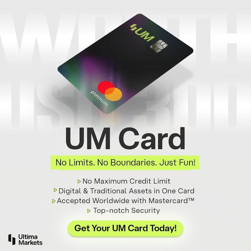 Ultima Markets Introduces the UM Mastercard