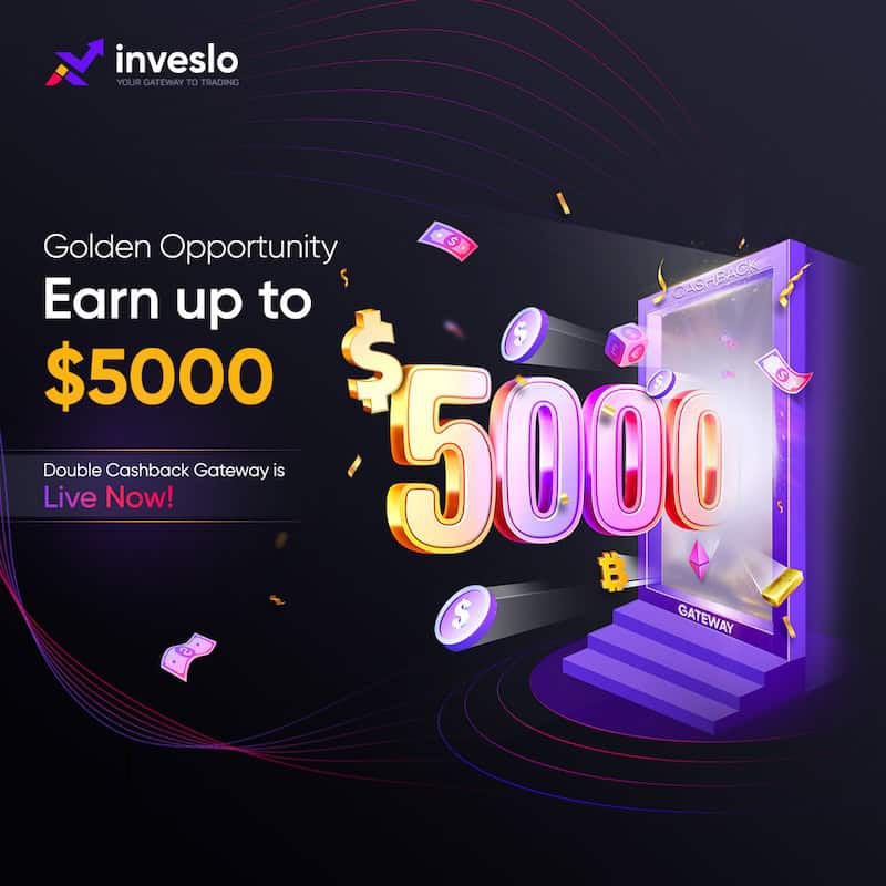 Inveslo Launches "Cashback Gateway" Promotion to Boost Traders' Earnings