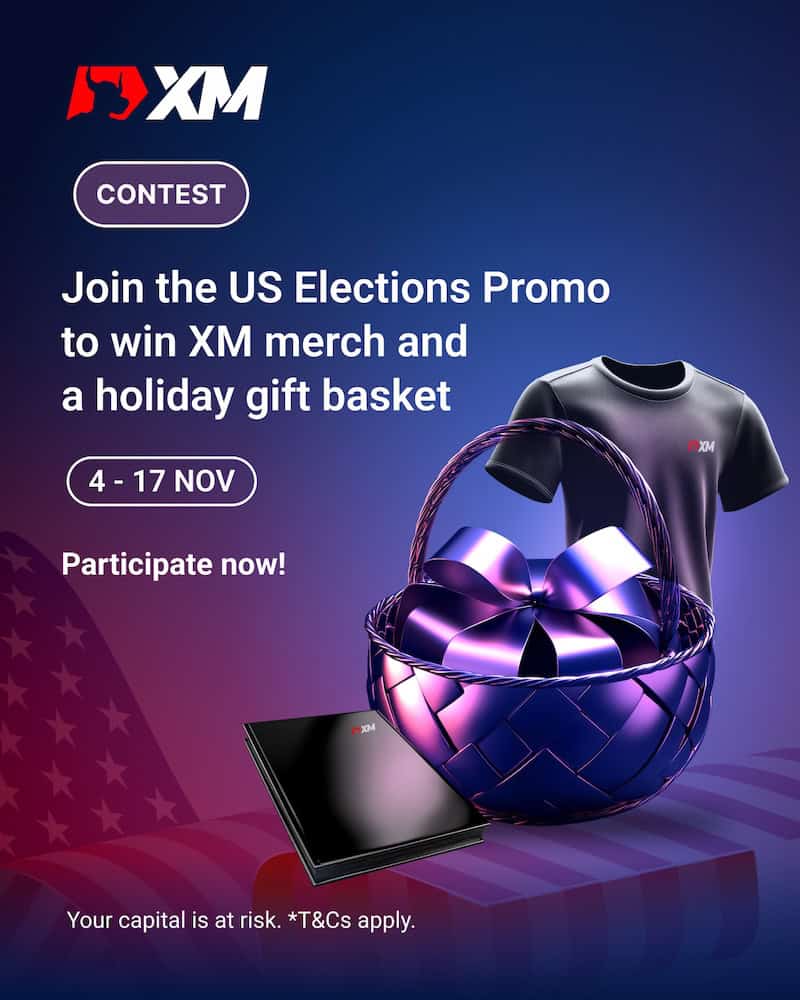 XM Launches Exciting Giveaway for US Elections Promo Traders with Exclusive Prizes and Holiday Cheer
