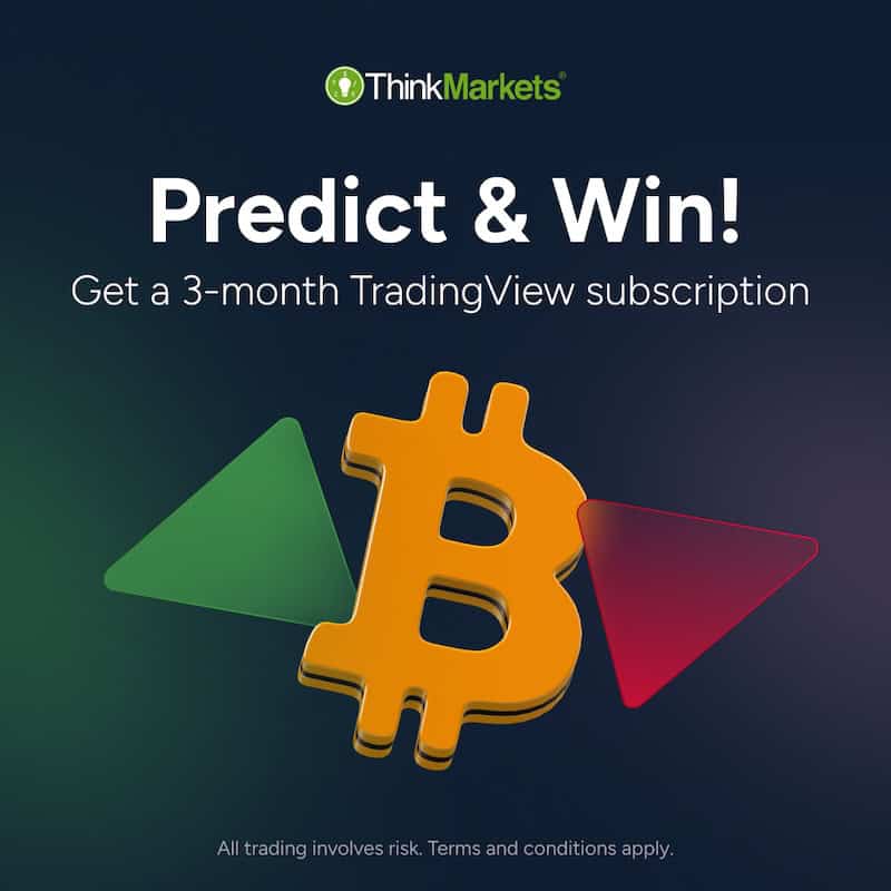 ThinkMarkets Launches TradingView Plan Social Giveaway for Bitcoin Price Prediction