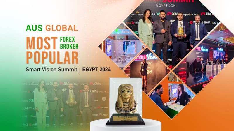 AUS GLOBAL Named “Most Popular Forex Broker” at Egypt’s Smart Vision Investment Summit 2024