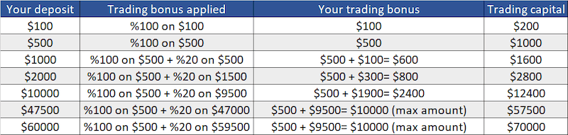 100% Welcome Bonus - Double Your Trading Power
