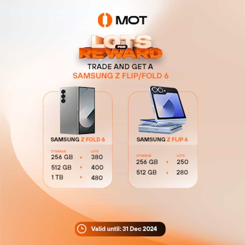 MOTFX Launches "Lots for Reward" Program: Trade Your Way to a New Phone
