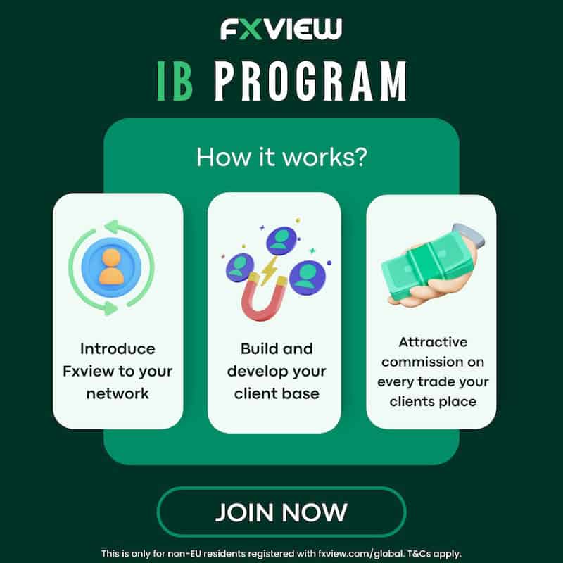 Fxview Unveils Unmatched Earning Potential for Introducing Brokers: Earn Up to $10 per Lot or 70% Commission
