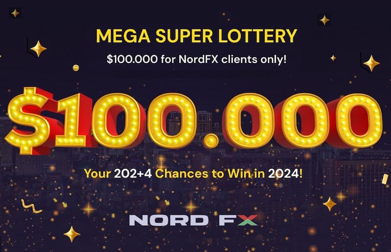 NordFX Launches Mega Super Lottery 2024 with $100,000 in Prizes