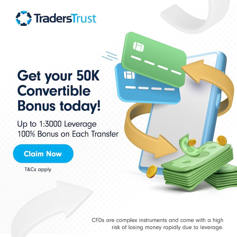 TradersTrust ─ $50,000 Convertible Bonus
