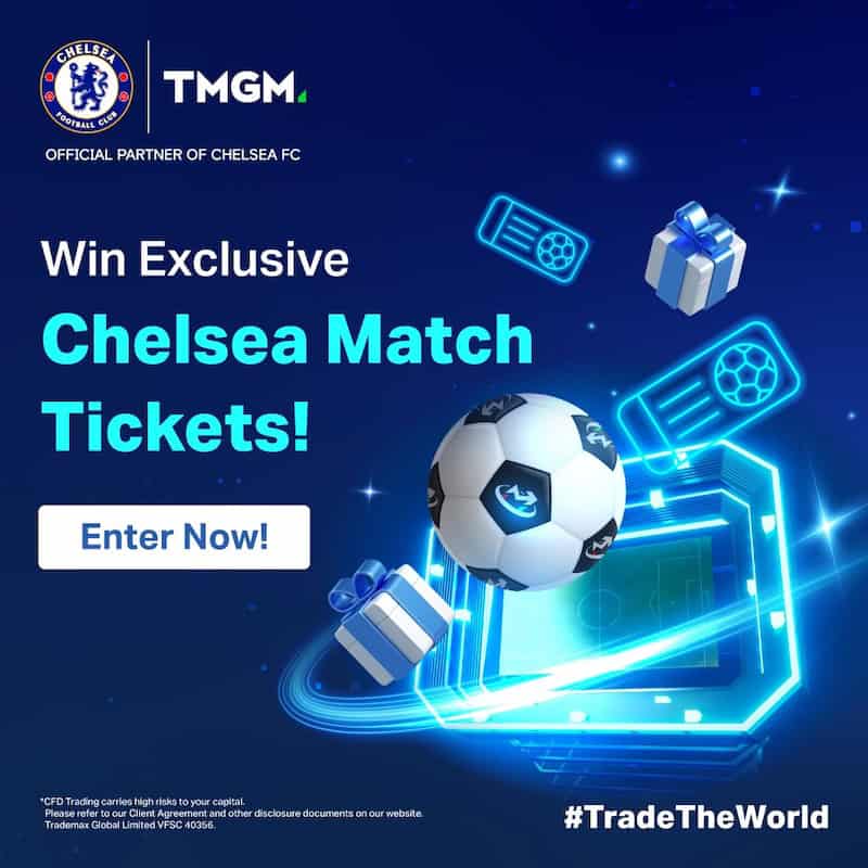 Win Free Chelsea FC Match Tickets with TMGM’s "Guess the Player" Contest!