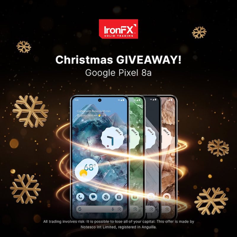 IronFX Brightens Up the Holidays with a Pixel-Perfect Giveaway