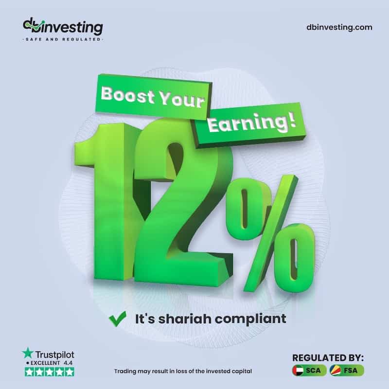 DB Investing Offers 12% Annual Profit Bonus Rewards on Trading Accounts