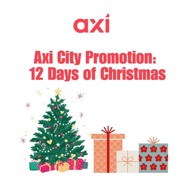 Axi City Launches 12 Days of Christmas Competition with Exclusive Prizes