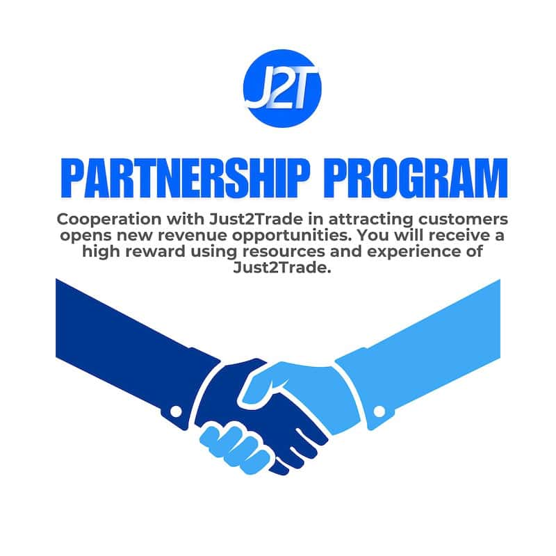 Just2Trade Launches Lucrative Partnership Program: Earn Up to $300 Per Client