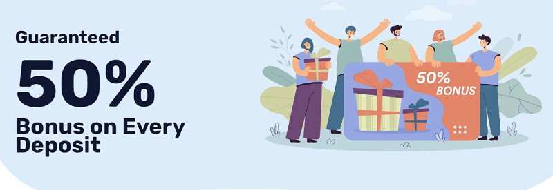 LeoPrime - 50% Deposit Bonus