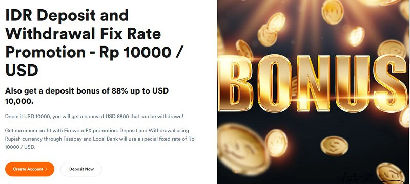Maximize Your Trading Profits with FirewoodFX's Exclusive IDR Deposit Promotion and 88% Bonus