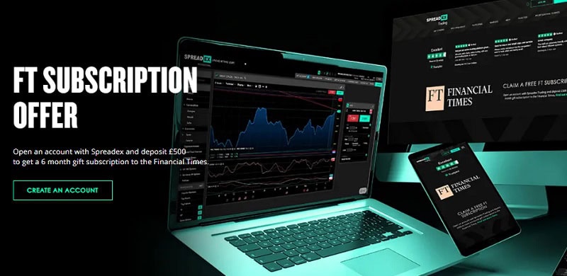 Spreadex Offers Exclusive 6-Month Financial Times Subscription with New Account Opening