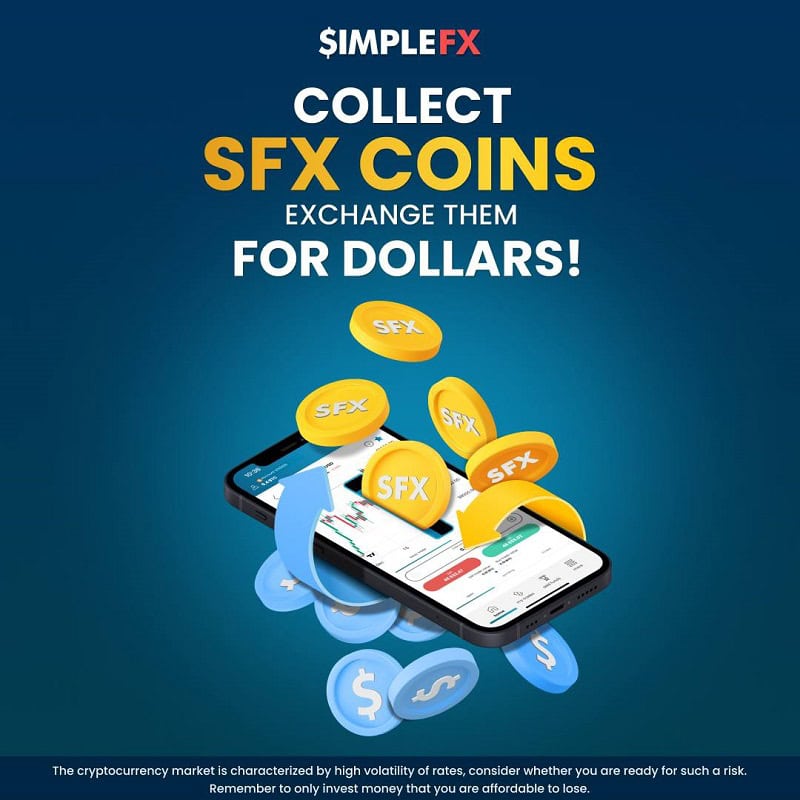 Unlock Up to 10% Cashback with SFX Coin on SimpleFX