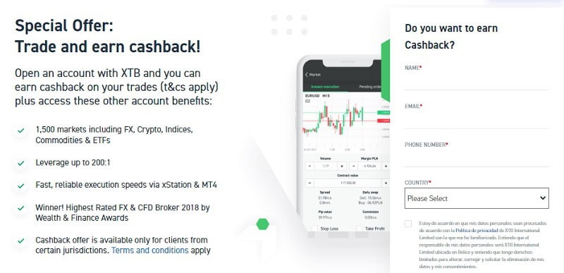 XTB Unveils Exclusive Cashback Offer for Traders – Earn While You Trade!