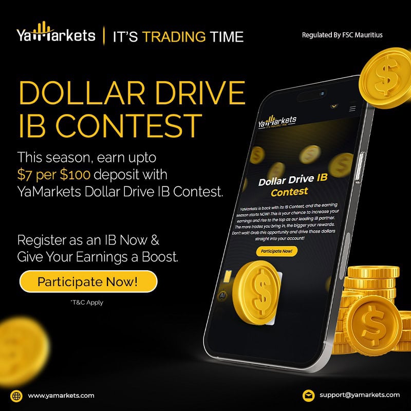 YaMarkets Dollar Drive: Win Up to $7,000 in IB Contest Rewards