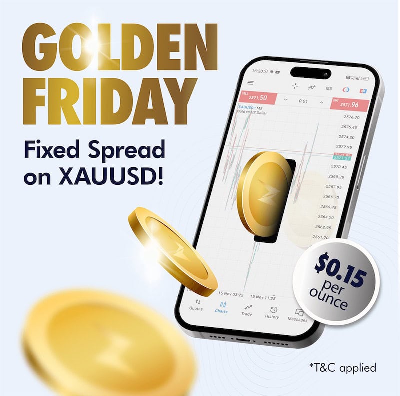 zForex Celebrates Golden Friday with Exclusive $0.15 Fixed Spread on XAUUSD – Limited Time Offer for Traders