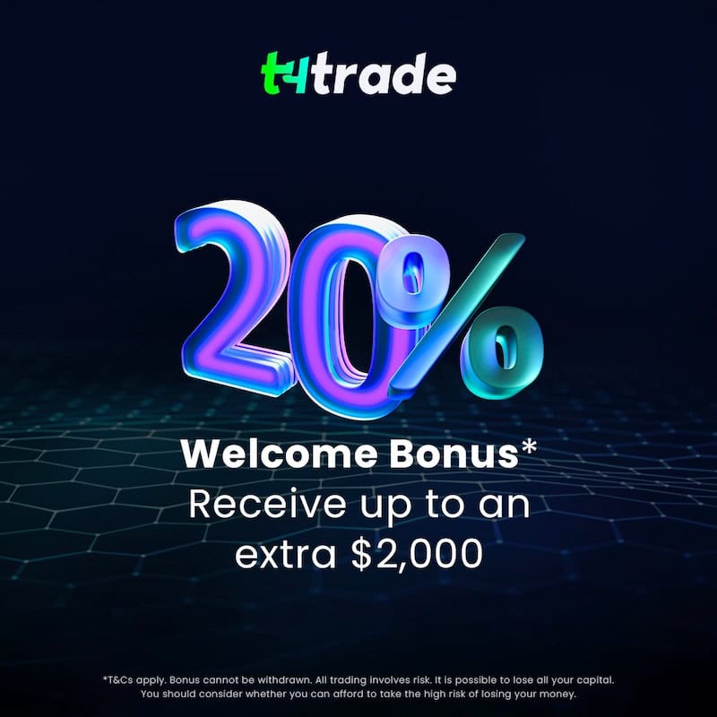 T4Trade - 20% Welcome Bonus