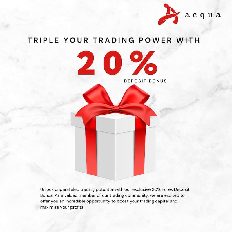 Acqua Markets - 20% Deposit Bonus