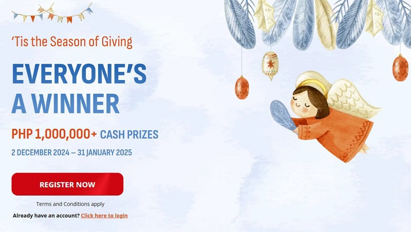 HFM's 'Tis the Season of Giving: Over PHP 1,000,000 in Cash Prizes Await!