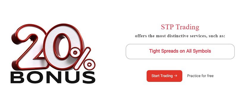 STP Trading - 20% Deposit Bonus