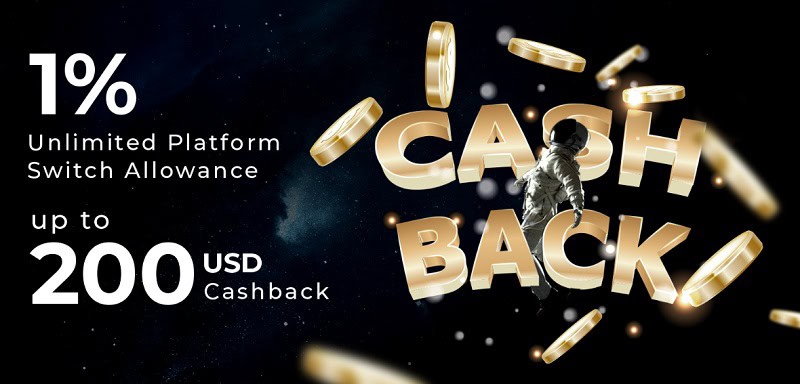 Startrader 2025 Promotion: Earn Up to $200 Cashback & 1% Switch Allowance