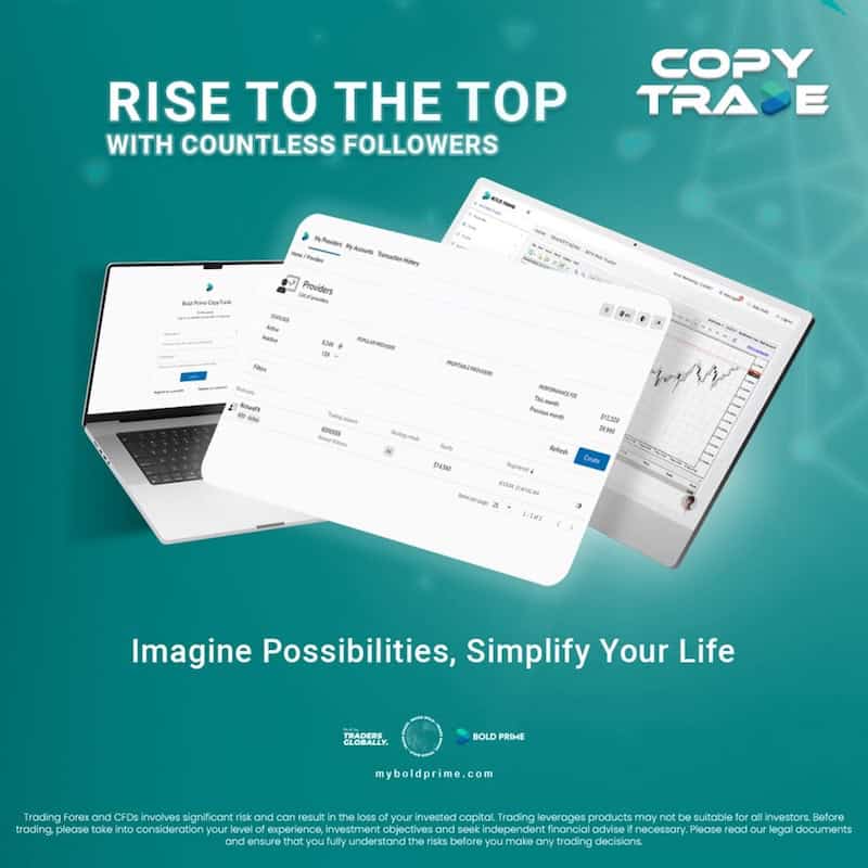 Unlock Wealth Potential with Bold Prime's Copy Trading Network: Earn with No Minimum Investment