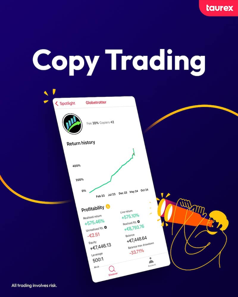 Taurex Unveils Copy Trading: Unlock Rewards with Real-Time Strategies
