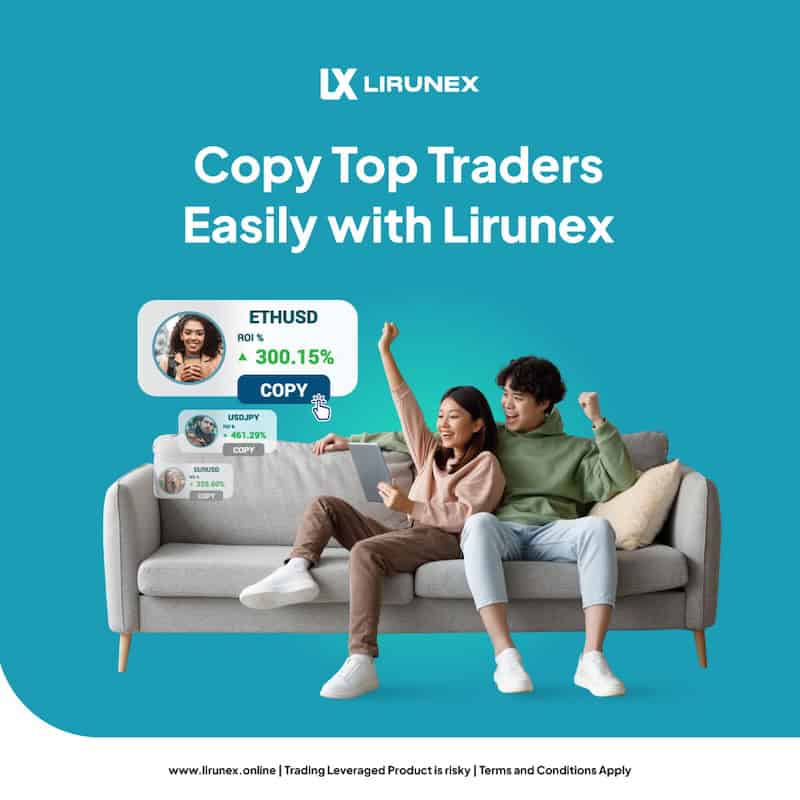 Lirunex Launches Copy Trading: Earn Effortlessly with Proven Strategies