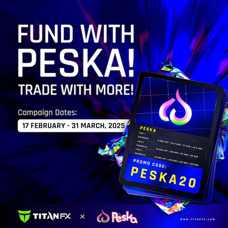 Titan FX Launches Peska Digital Wallet with Up to ¥40,000 Cashback