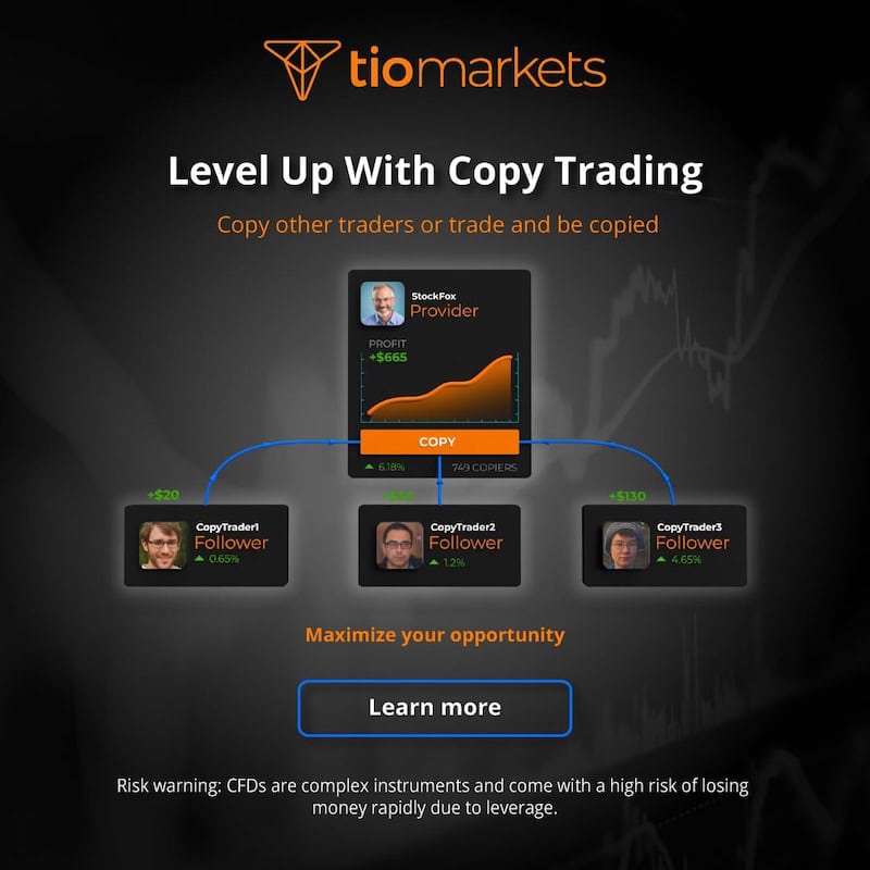 TIO Markets Revolutionizes Trading with Copy Trading Features, Boosting Earning Potential