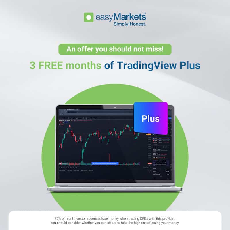 easyMarkets Offers Exclusive TradingView Plus Subscription – Enjoy Up to 3 Free Months!