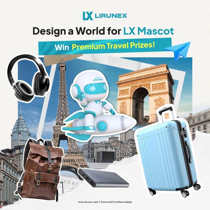 Lirunex Launches "Design a World for LX Mascot" Contest with Premium Travel Prizes!