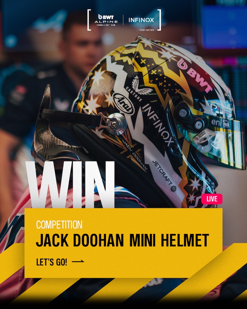INFINOX Launches Exclusive Jack Doohan Helmet Giveaway for Traders