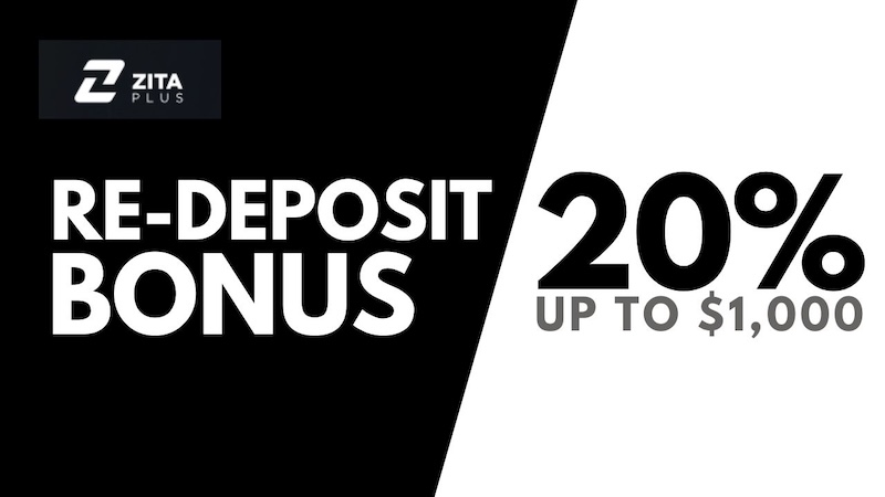 ZitaPlus -20% Re-Deposit Bonus