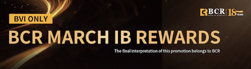BCRGLOBAL Announces Lucrative March Rewards for BVI IBs