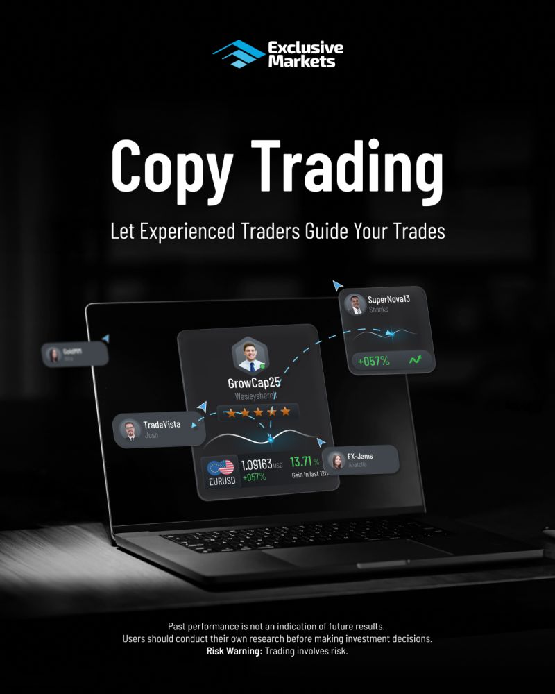 Exclusive Markets Launches Copy Trading Platform for Passive Income