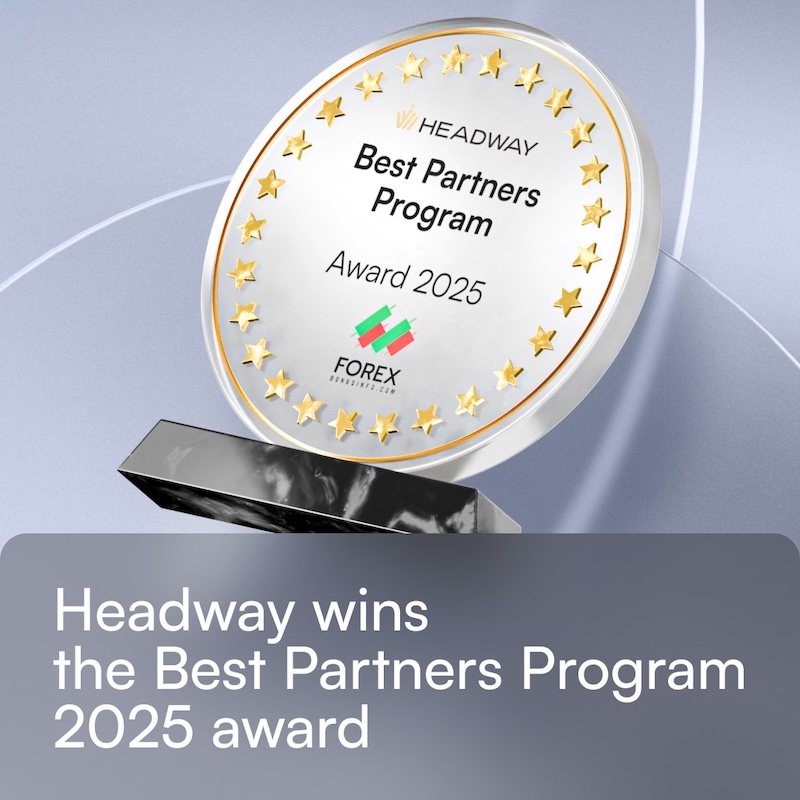 Headway Wins 'Best Partners Program 2025' Award, Offering Up to 42% Commission