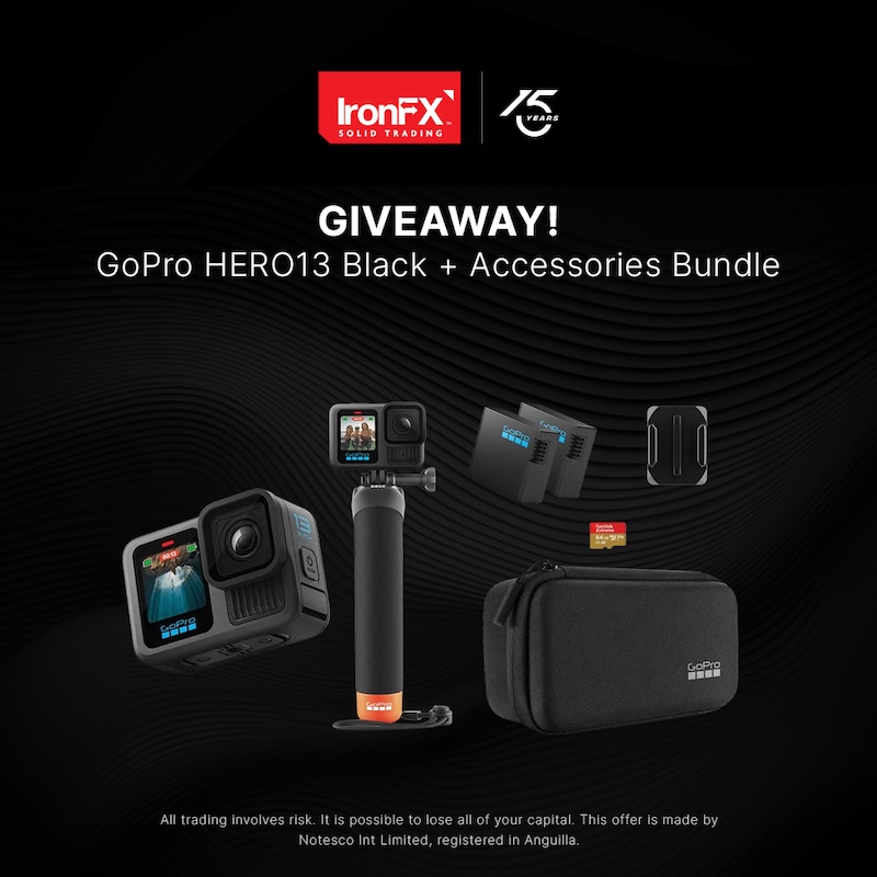 IronFX Launches GoPro HERO13 Black Giveaway to Inspire the Next Generation of Trading Adventurers