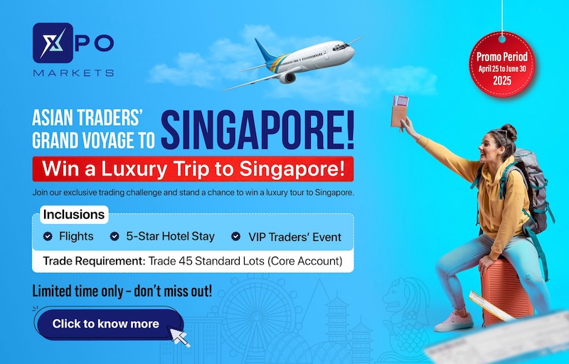 XPO.Markets Launches "Asian Traders’ Grand Voyage to Singapore" – A Premier Trading Reward Program for Southeast and South Asia