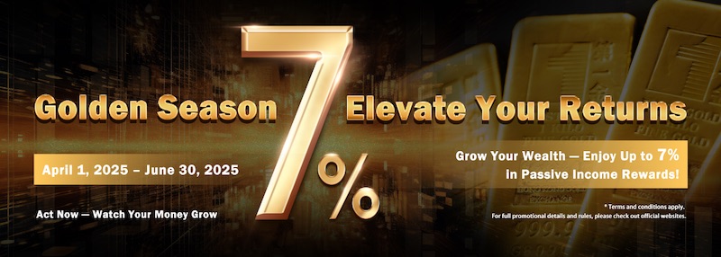 PPL International's Golden Seasons Promotion: Earn Up to 7% Passive Income Rewards