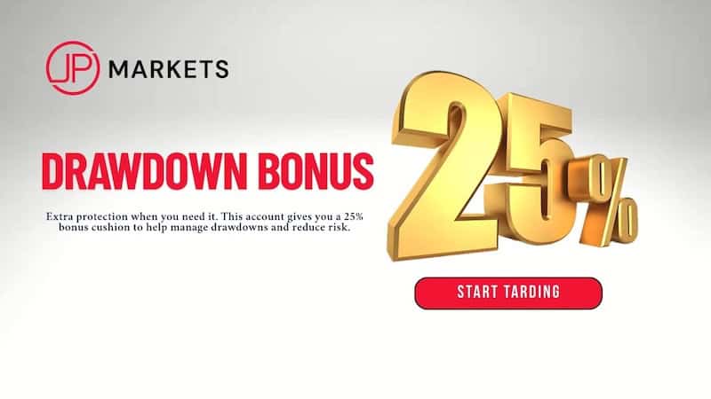 JP Markets - 25% Drawdown Bonus