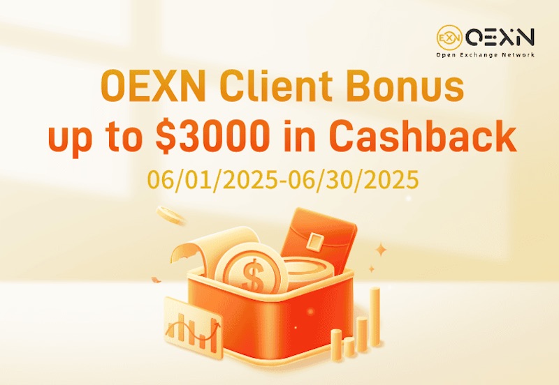 OEXN Announces June 2025 Client Bonus Promotion – Earn Up to $3,000 in Forex and Gold Trading Rewards