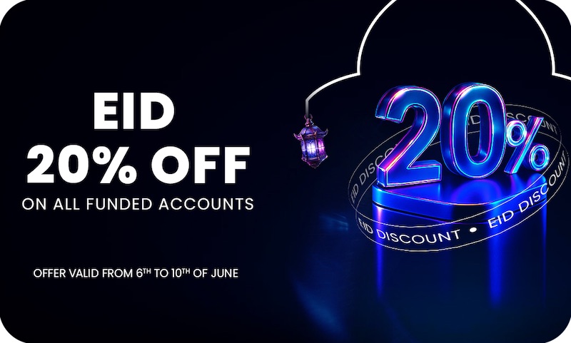 Celebrate Eid with TenTrade: Unlock a 20% Discount on All Funded Trading Accounts This June