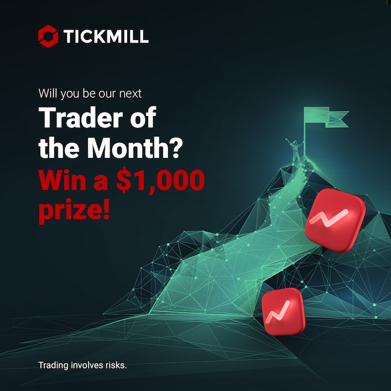 Tickmill Launches June “Trader of the Month” Contest with $1,000 Cash Prize